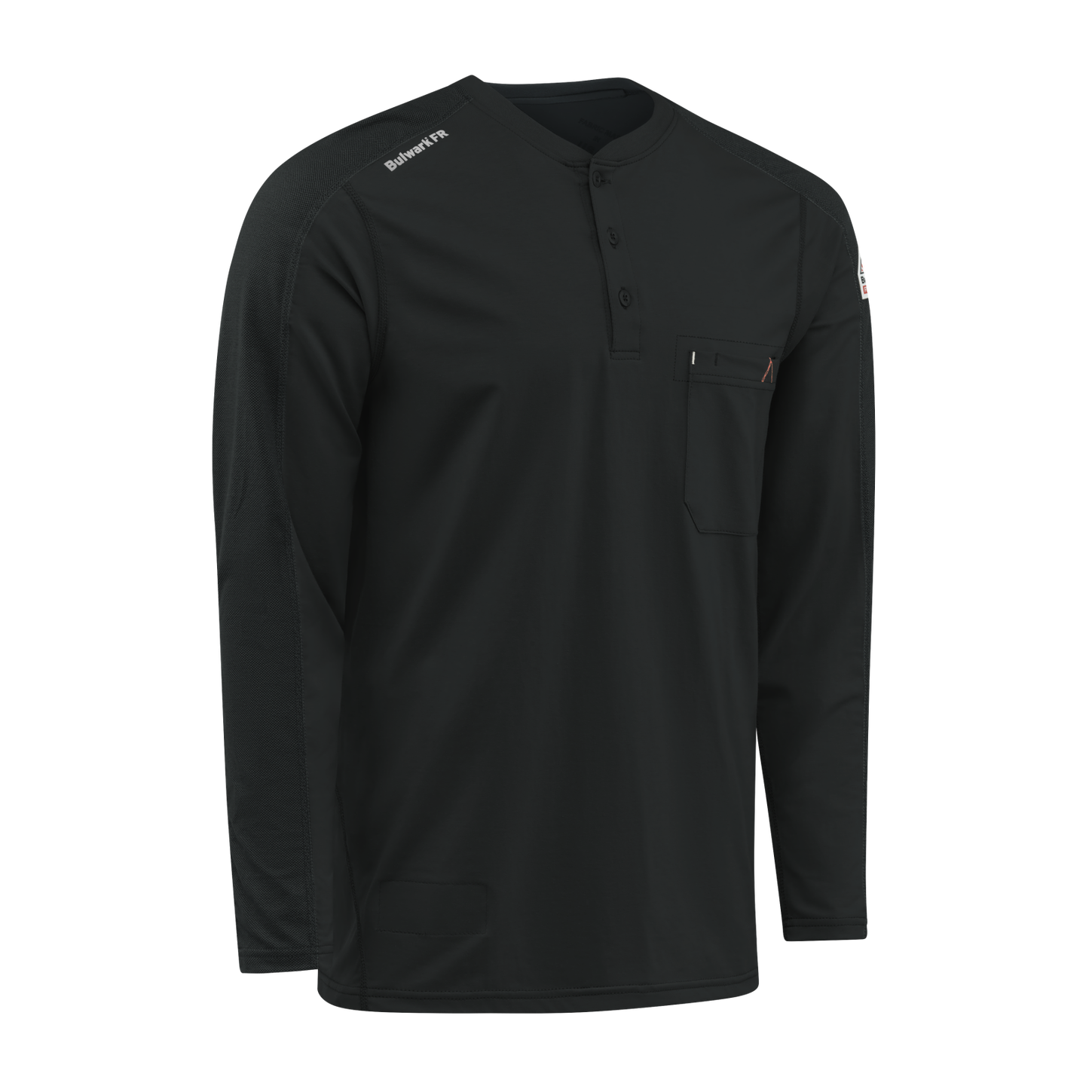 Bulwark-fr-stl2-knit-henley-black-side