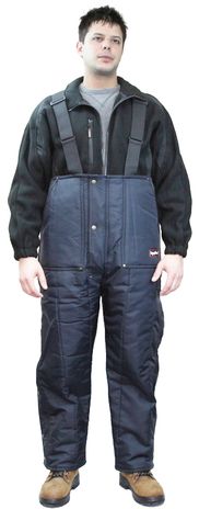 RefrigiWear Iron-Tuff Insulated High Bib Work Overall 0345 - Front View