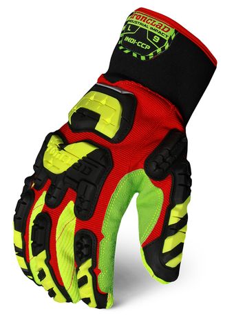 Ironclad INDI-CCP Industrial Impact Cotton Corded Palm Gloves