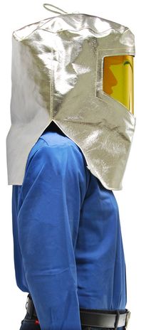 Otterlayer aluminized hood wide view side detail H12-ACF