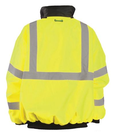 Occunomix Value Hi-Vis Bomber Jacket LUX-ETJBJ Back