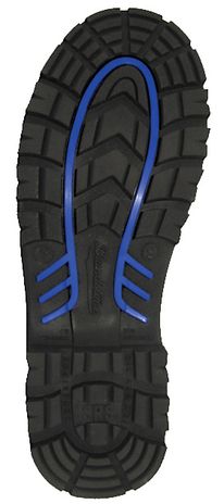 Blundstone 143 Brown Steel Toe Safety Boots Outsole View