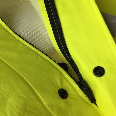 Nasco ArcLite Air 1701JFY FR Hi-Vis Waist Length Jacket Fluorescent Yellow Zipper