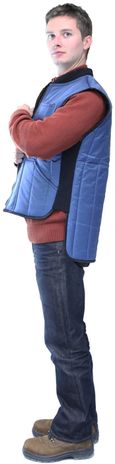 RefrigiWear 0599 Cooler Wear Insulated Work Vest - Side View