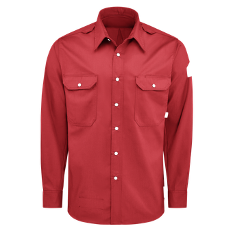Bulwark-fr-mens-midweight-shirt-qs28-front