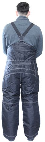 RefrigiWear 8085 ErgoForce Bib Work Overall - Back View