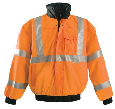 CULAX SHORT BONBERJACKET 美品 Occunomix OccuLux Rain Jacket LUX-TJBJ - High Visibility Bomber