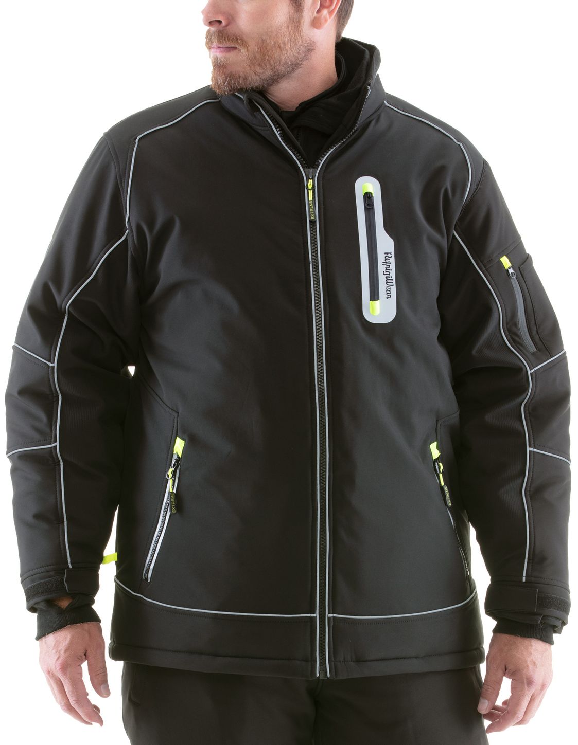 RefrigiWear 0790 Extreme Collection Softshell Jacket Front Example