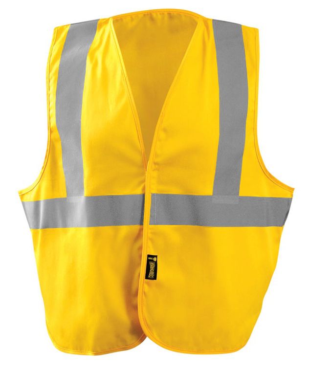 【WHIMSIC】MULTI-FUNCTION FIELDCOAT&VEST OccuNomix 2X Hi-Viz Yellow AramidMeshModacrylic Flame