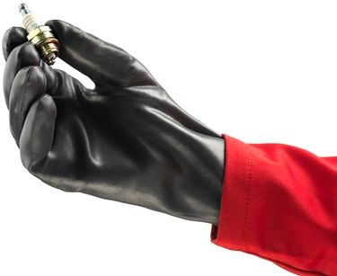 Ansell Edge Slip-on Gloves 40-105 Heavy Porous Nitrile Dipped Example