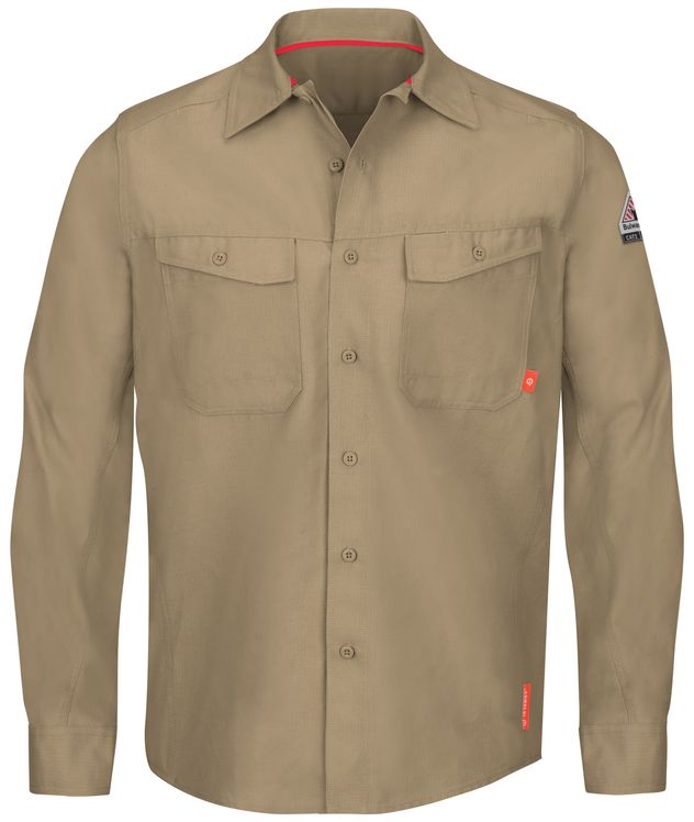 bulwark-fr-shirt-qs40-iq-series-endurance-work-shirt-khaki-front.jpg
