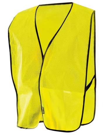 Occunomix LUX-XNTM Hi-Viz Mesh Vest, NON-ANSI Yellow Front