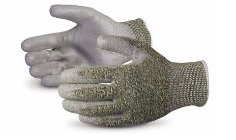 Superior Emerald CX S13CXPU Polyurethane Coated Kevlar and Stainless Steel Gloves