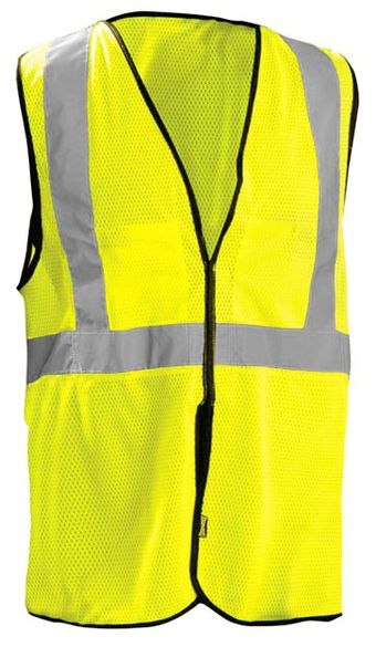 Occunomix ECO-GCB 5-Point Break-Away Mesh Vest Yellow Front