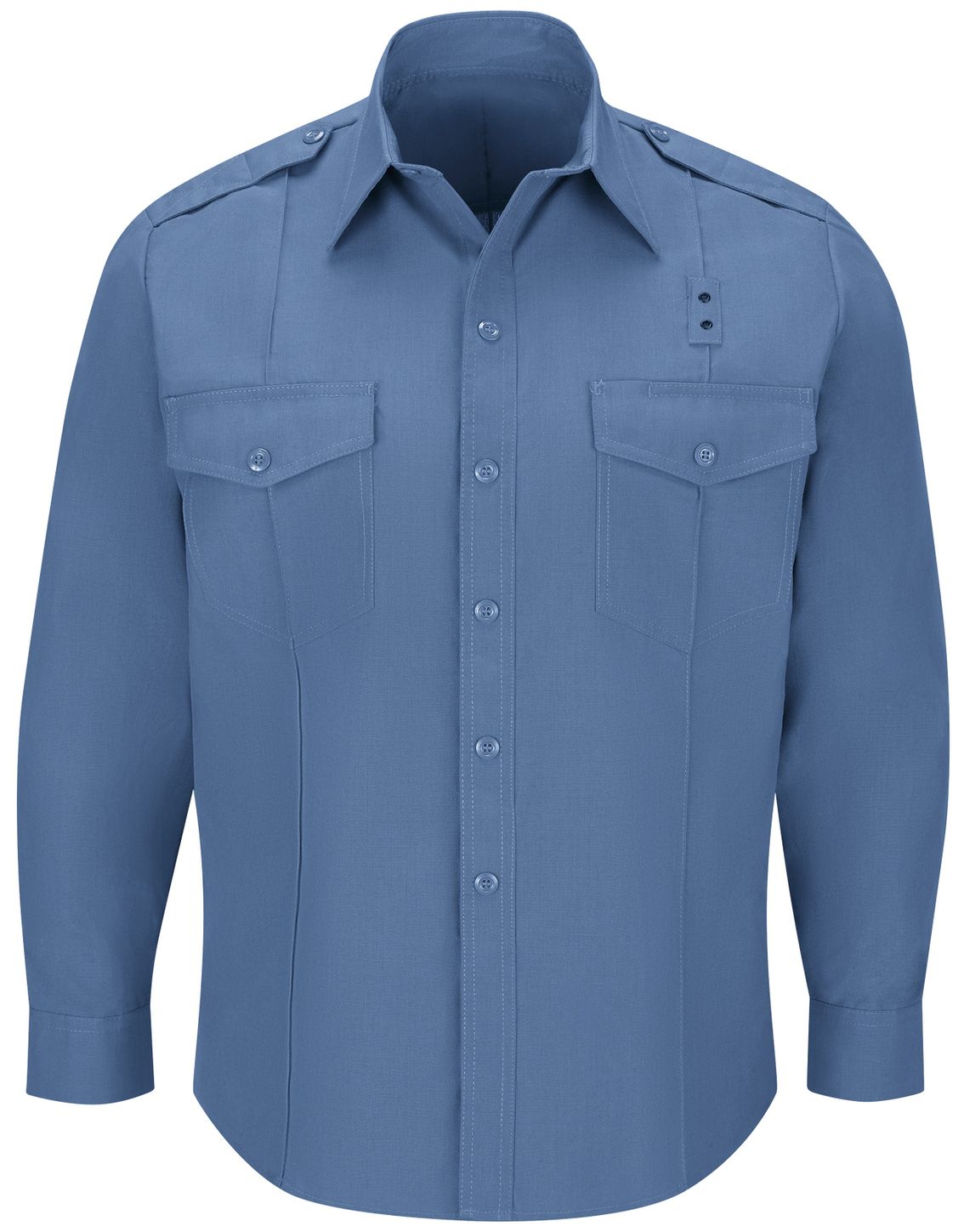 Workrite FR Chief Shirt FSC0 Classic Long Sleeve Light Blue Front