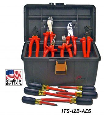 Cementex ITS-12B-AES Insulated Basic Hybrid Tools Kit, 12PC