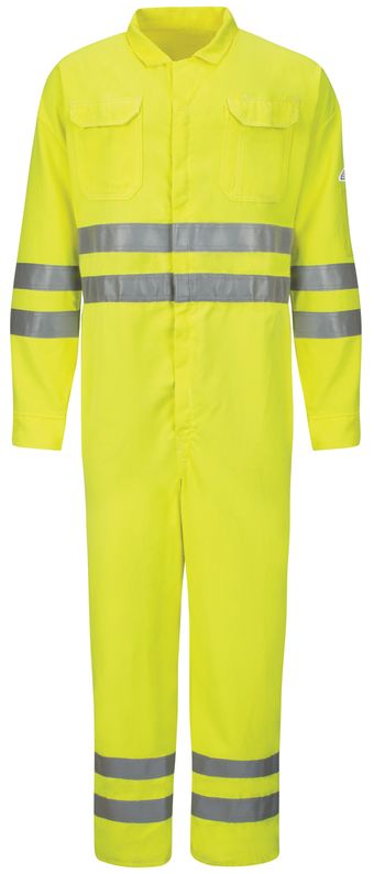 bulwark-fr-hi-visibility-coverall-cmd8-lightweight-deluxe-with-reflective-trim-yellow-green-front.jpg