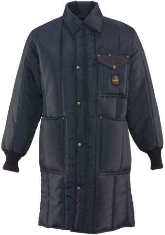 RefrigiWear 0341 Iron-Tuff Inspector Insulated Work Coat Knee Length Front