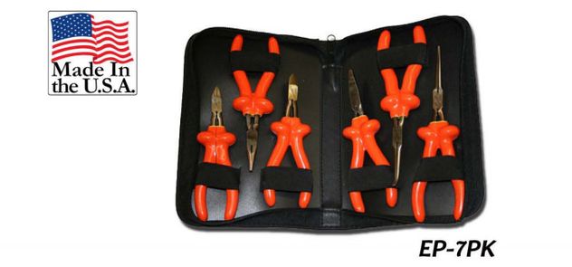 Cementex EP-7PK Long Reach Mini Pliers Set, 6PC