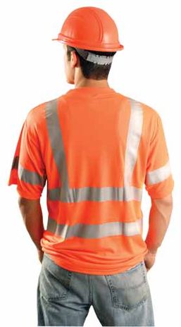 Occunomix LUX-SSTP3 OccuLux Hi Viz T-Shirt Back
