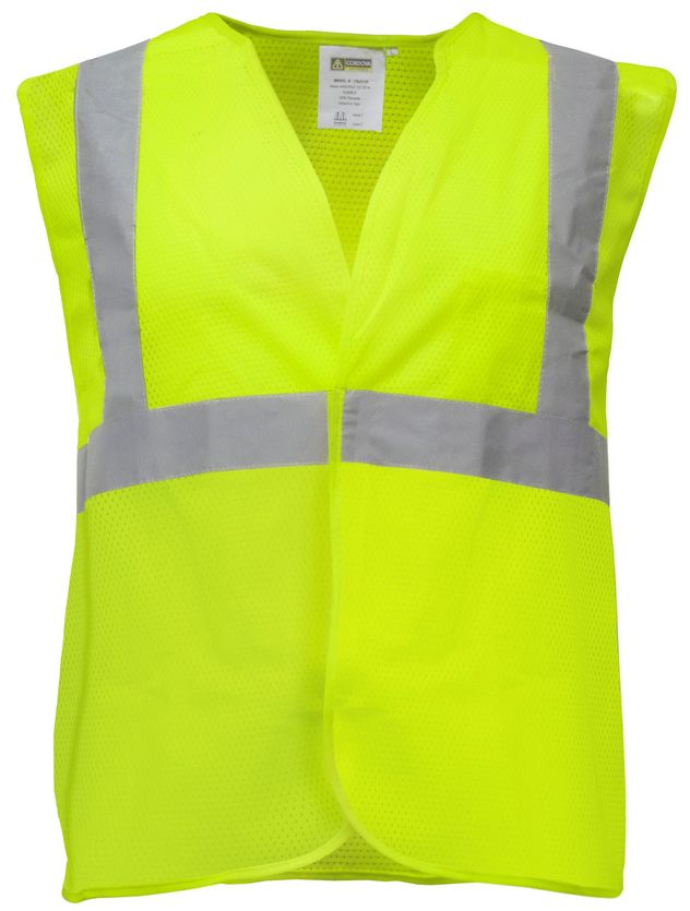 Refrigiwear 0198 Zipper Mesh Safety Vest — Garment Size M, Garment