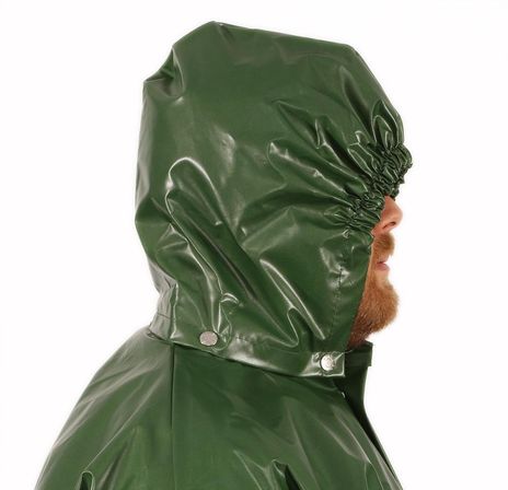 Tingley Iron Eagle® Chemical Resistant Detachable Hood - Polyurethane Coated Green Side