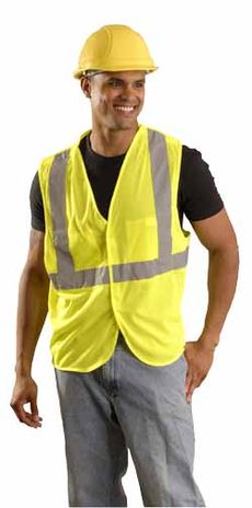 Occunomix LUX-SSGCB OccuLux Economy Mesh Breakaway Hi Vis Vest