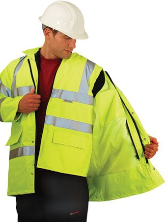 Occunomix LUX-TJFS Insulated Rain Parka with Zip Out Liner