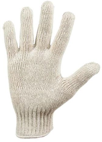 RefrigiWear Cold Weather Apparel - Midweight Knit Glove Liner 0301 - Natural
