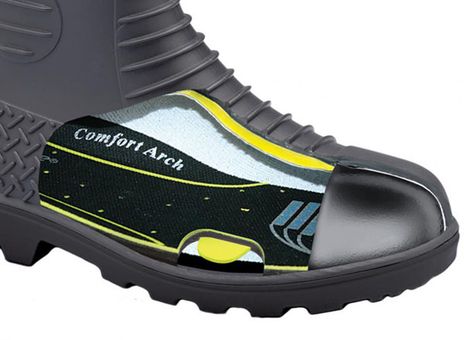 Blundstone 028 Steel Toe Industrial Gumboots Cut Away Zoom