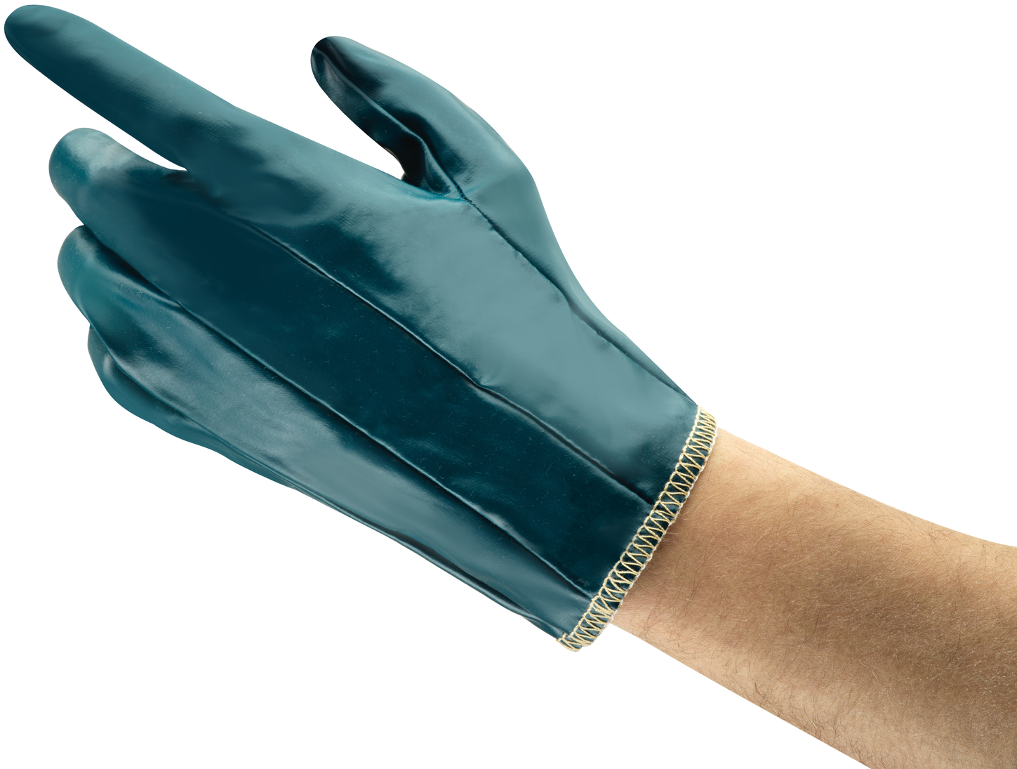 Ansell Hynit Work Gloves 32-105 Nitrile Impregnated Back