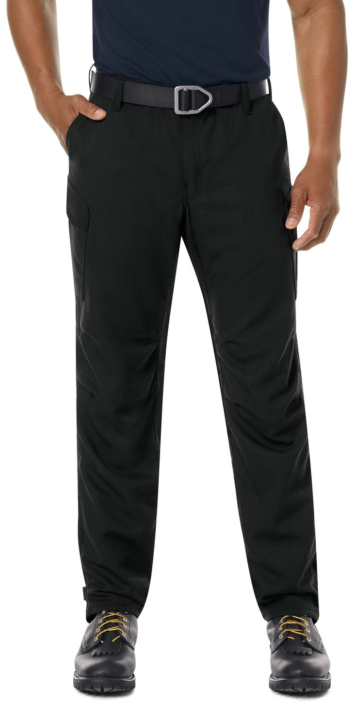 Workrite FR Pants FP62 Wildland Dual-Compliant Tactical Midnight Navy Black Example Front