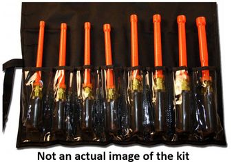 Cementex TR-9ND Insulated Nut Driver Kit, 9PC