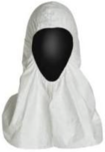 DuPont Tyvek Hood - Shoulder Length - TY657SWH Front