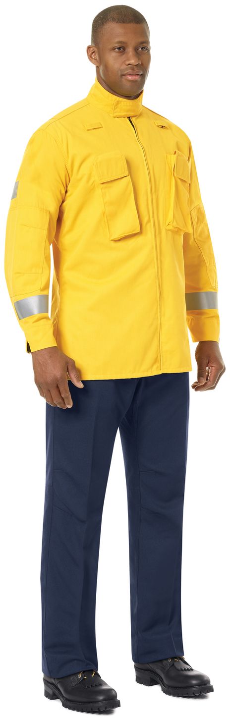 Workrite FR Pants FP30 Wildland Dual-Compliant Uniform Navy Example Right