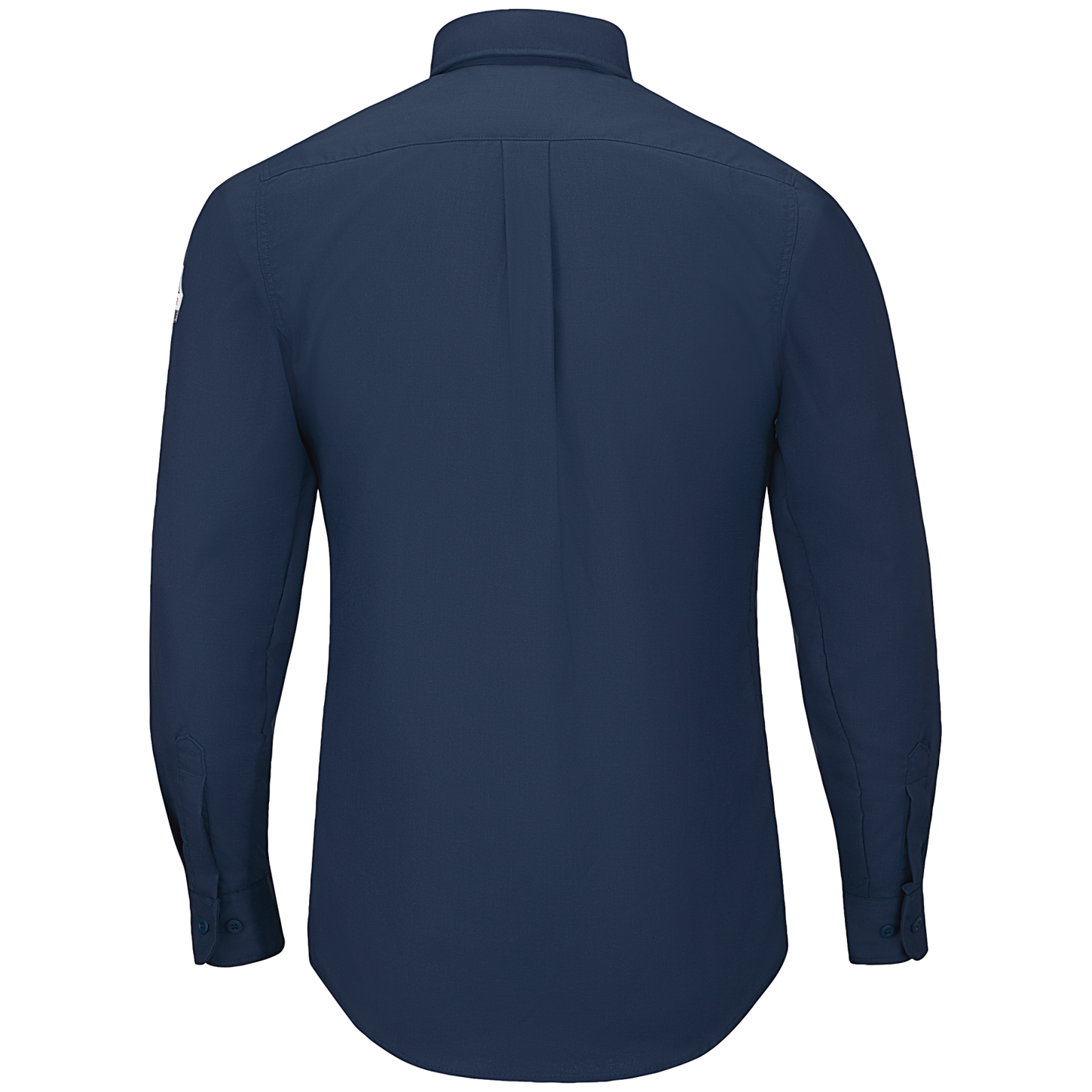 Bulwark-fr-qs24-lightweight-comfort-shirt-navy-back