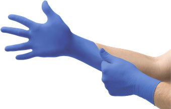 Ansell Microflex® N27 Blue Nitrile Disposable Gloves - Powder Free Free