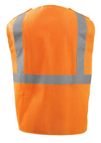 Occunomix ECO-IMB Break-Away Mesh Vest Orange Back