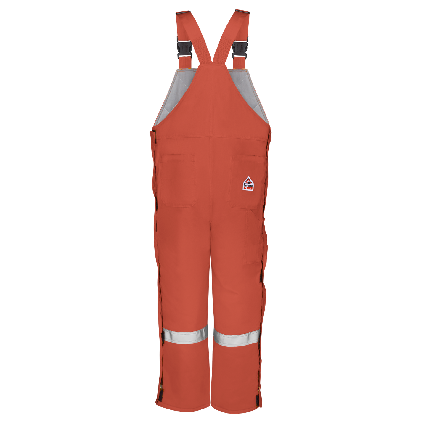 BulwarkFR-blcs-midweight-insulated-bib-overall-reflective-vis-orange-back