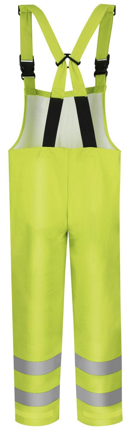 bulwark-fr-hi-visibility-rain-bib-overalls-bxn4-yellow-green-back.jpg