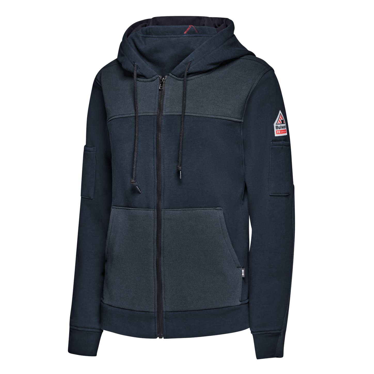 Bulwark-fr-smm7-womens-hoodie-navy-side