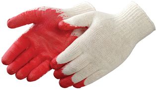 Liberty 4749 Economy Red Latex Coated Gloves