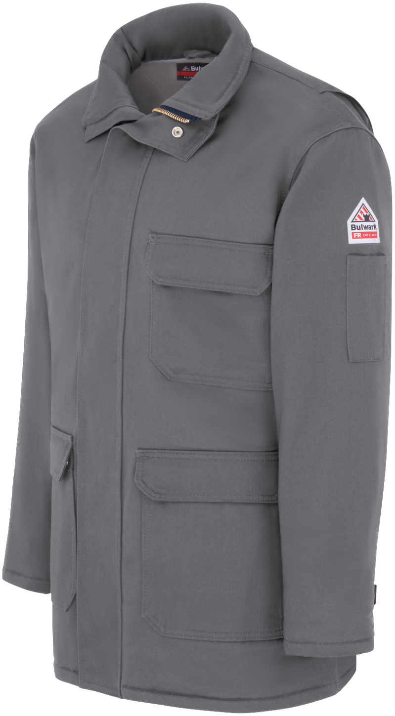 Bulwark FR Jacket LLL8, Lightweight Sleeved Liner — Coat Size: XL, Length: Long