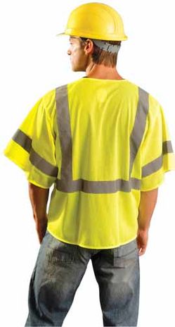 Occunomix OccuLux Surveyors Hi-Viz Vest LUX-HSGCS Economy Mesh Back