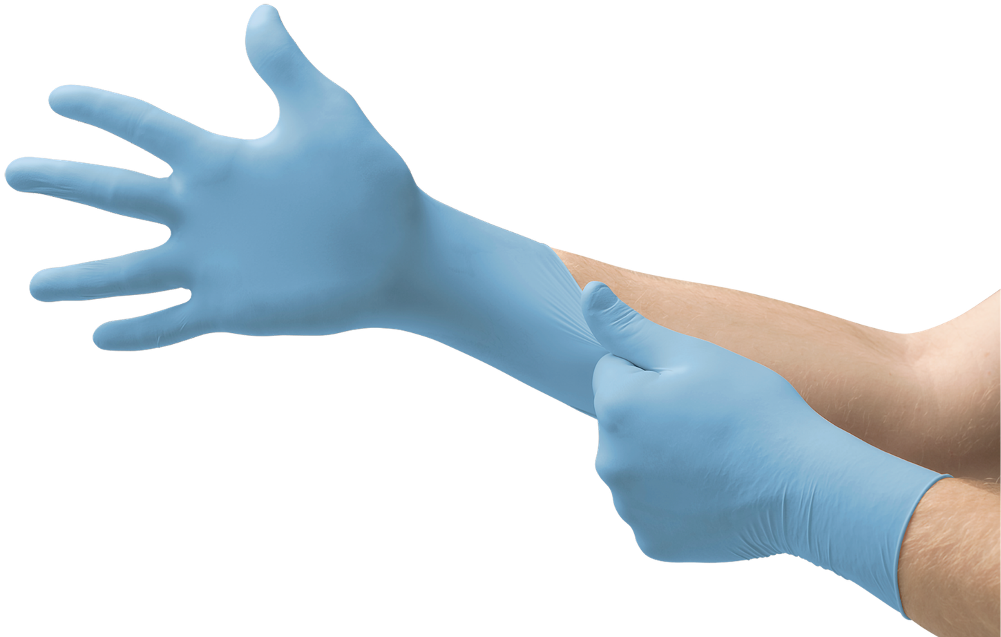 Ansell TNT Blue Nitrile Disposable Gloves 92-675 - Powder-Free