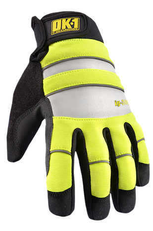 Occunomix OK-IG300 Infrared Fleece Lined Waterproof Winter Gloves Yellow Top