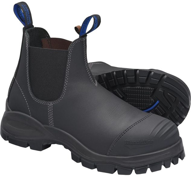 Blundstone 741 Women's Safety Work Shoe Black Lthr, Heat/Oil & Slip Resistant 