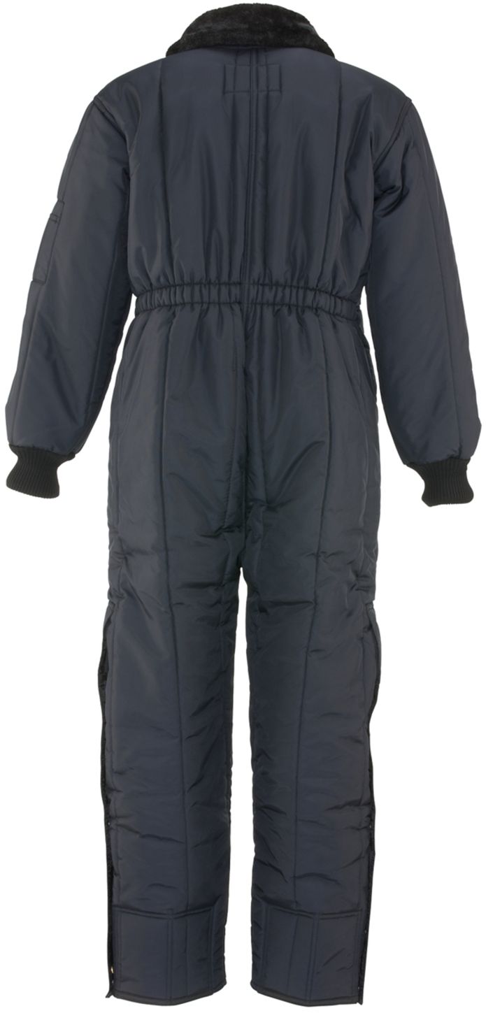 RefrigiWear 0344 Iron-Tuff Insulated Work Coverall Navy Back