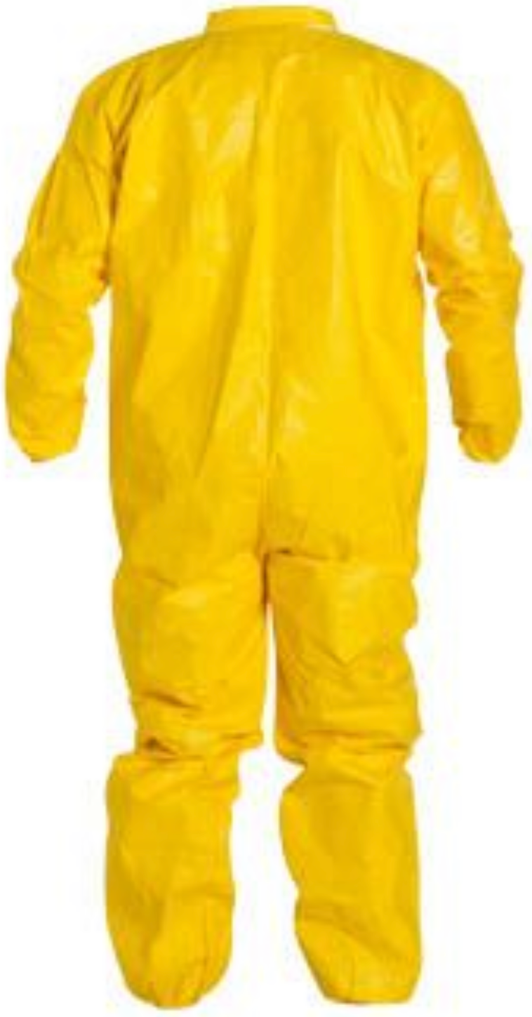 DuPont™ Tychem® QC Coveralls with Elastic Wrists and Ankles - QC125 —  Coverall Size: M, Chemical Suit Seams: Serged — Legion Safety Products