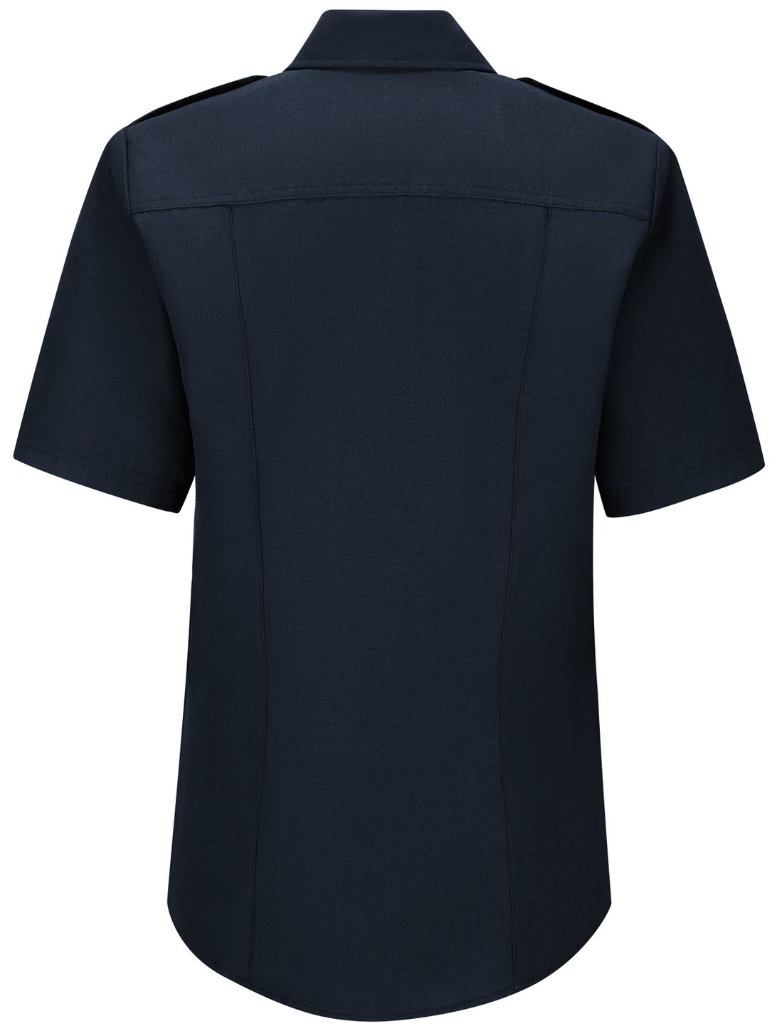 Workrite FR Women's Chief Shirt FSC7, Classic Short Sleeve Midnight Navy Back
